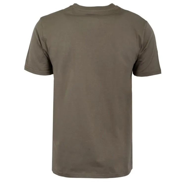 KAPORAL Tee shirt logo brodé bi color Danison Homme KAKI Clearance