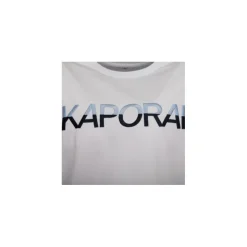 KAPORAL Tee shirt logo brodé bi color Danison Homme BLANC Best