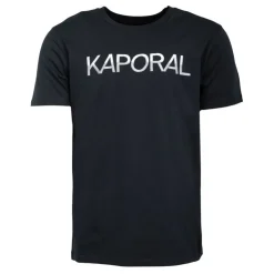 KAPORAL Tee shirt logo brodé bi color Danison Homme NOIR Clearance