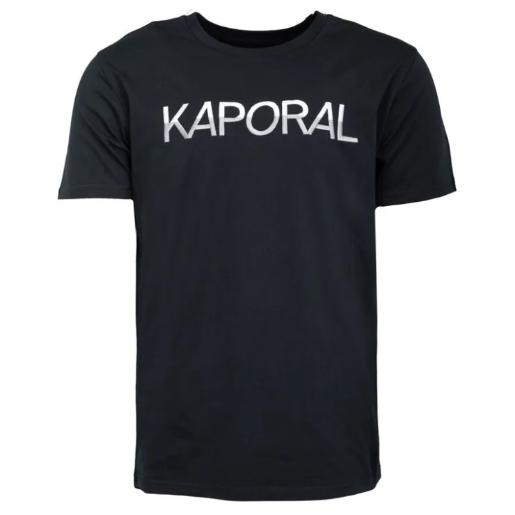 KAPORAL Tee shirt logo brodé bi color Danison Homme NOIR Clearance