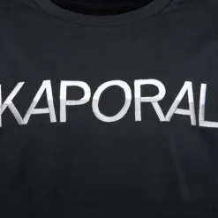 KAPORAL Tee shirt logo brodé bi color Danison Homme NOIR Clearance