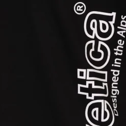 HELVETICA Tee shirt logo côté Homme NOIR Sale