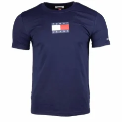 TOMMY HILFIGER Tee shirt logo poitrine Homme BLEU FONCE Sale