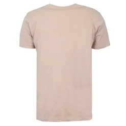 CHEVIGNON Tee shirt logo rayé en coton Homme BEIGE