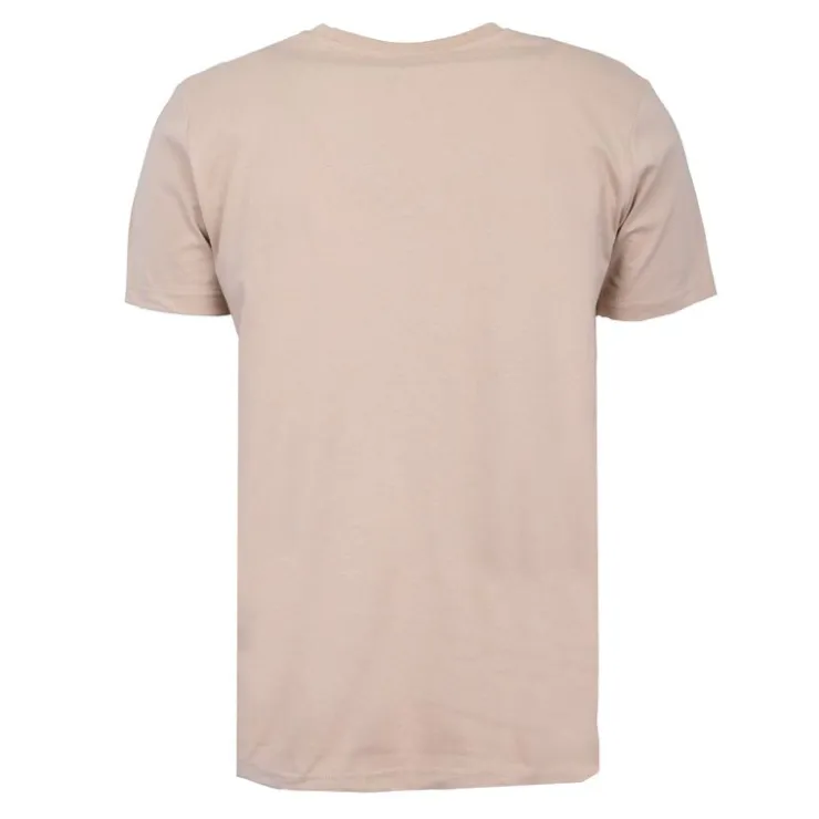 CHEVIGNON Tee shirt logo rayé en coton Homme BEIGE