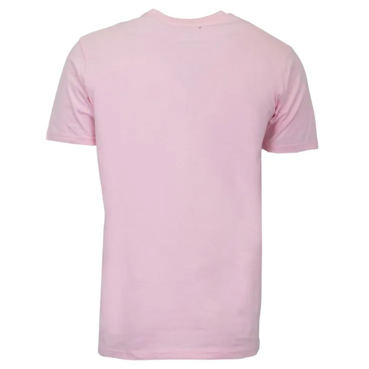 CHEVIGNON Tee shirt logo rayé en coton Homme ROSE Outlet