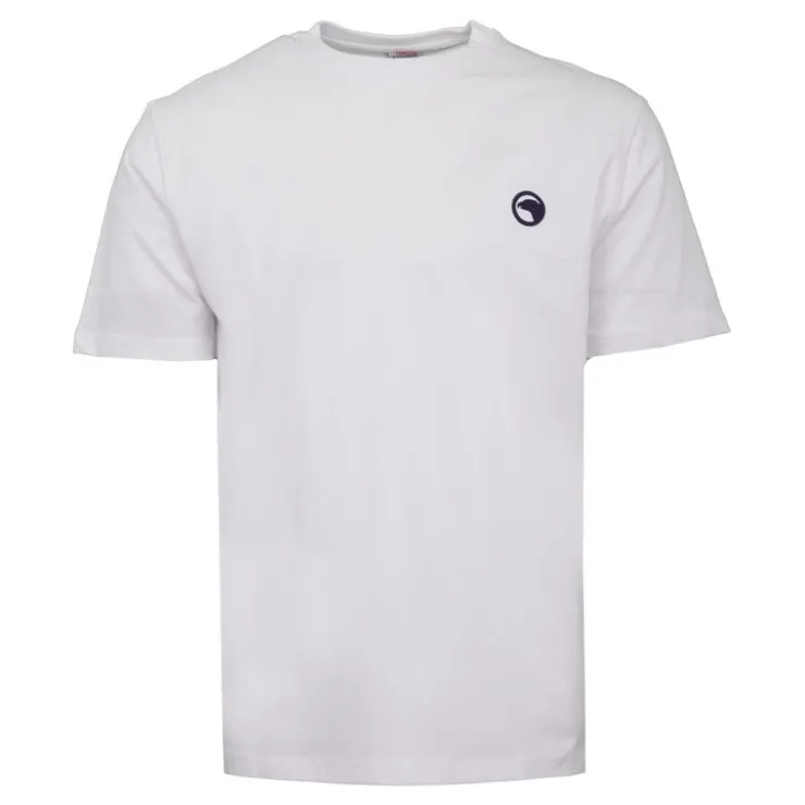 COMPAGNIE DE CALIFORNIE Tee shirt logo rouge col ras de cou manches courtes Homme BLANC Sale