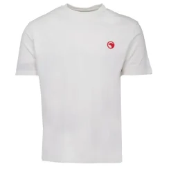 COMPAGNIE DE CALIFORNIE Tee shirt logo rouge col ras de cou manches courtes Homme BLANC ECRU Hot