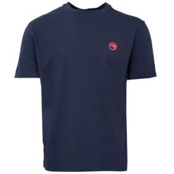 COMPAGNIE DE CALIFORNIE Tee shirt logo rouge col ras de cou manches courtes Homme BLEU FONCE Sale