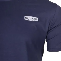 REDSKINS Tee shirt manches courtes col rond coton doux 1984 floqué raoul Homme BLEU FONCE New