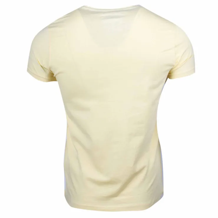 BLAGGIO Tee shirt manches courtes imprime coton doux Paradise margot assor 24 Homme JAUNE Discount