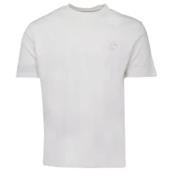 COMPAGNIE DE CALIFORNIE Tee shirt manches courtes logo brodé Homme BLANC ECRU Sale