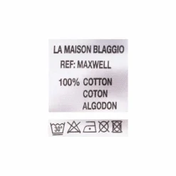 BLAGGIO Tee shirt manches courtes imprime coton doux Capitaine maxwell assor 24 Homme BLANC New