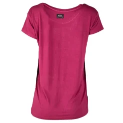 VON DUTCH Tee shirt manches courtes rock Femme BORDEAUX Hot