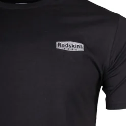 REDSKINS Tee shirt manches courtes col rond coton doux 1984 floqué raoul Homme NOIR Sale