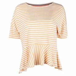 TOMMY HILFIGER Tee shirt manches courtes Femme ORANGE Clearance