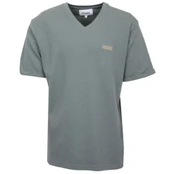GIANFRANCO FERRE Tee shirt manches courtes col V texturé avec logo Homme VERT Clearance