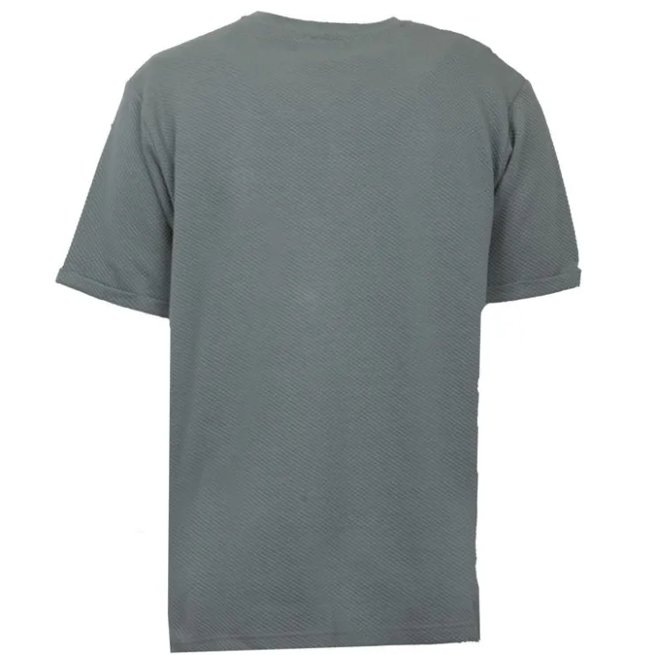 GIANFRANCO FERRE Tee shirt manches courtes col V texturé avec logo Homme VERT Clearance