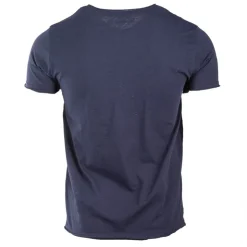 BLAGGIO Tee shirt mc col v slub 100 % coton assor 24 myke-a Homme BLEU FONCE Online