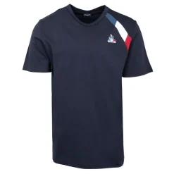 LE COQ SPORTIF Tee shirt New Optical White Homme BLEU PETROLE Best