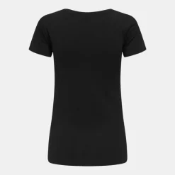 JDY Tee shirt coton Love coeur à strass Femme NOIR Discount
