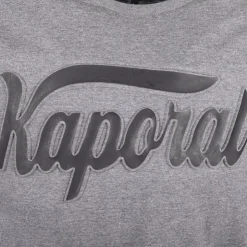 KAPORAL Tee shirt otto logo poitrine en relief Homme GRIS Hot