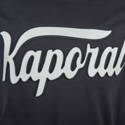 KAPORAL Tee shirt otto logo poitrine en relief Homme NOIR Sale