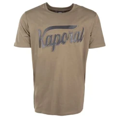 KAPORAL Tee shirt otto logo poitrine en relief Homme KAKI Online