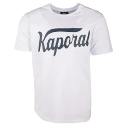 KAPORAL Tee shirt otto logo poitrine en relief Homme BLANC Clearance