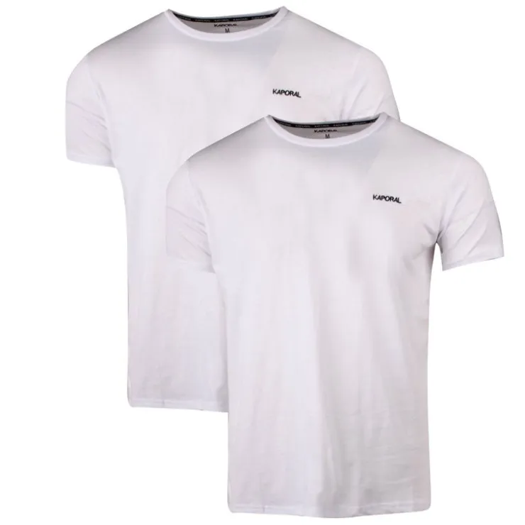 KAPORAL Tee shirt pack de 2 naguy Homme BLANC Online
