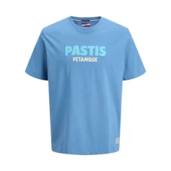 JACK & JONES Tee shirt Pastis Petanque La Boulisterie Homme BLEU Outlet