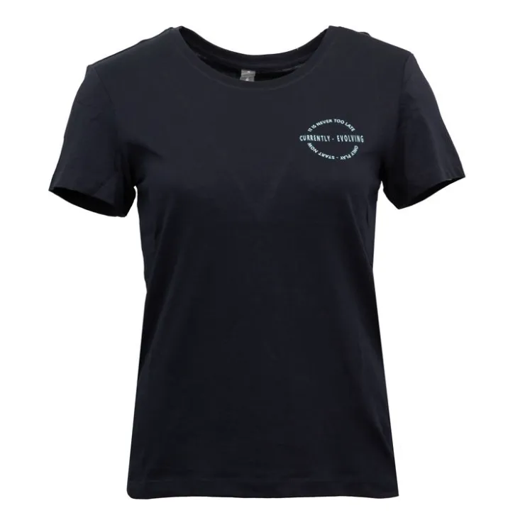 ONLY PLAY Tee shirt Picca coton bio Femme NOIR Hot