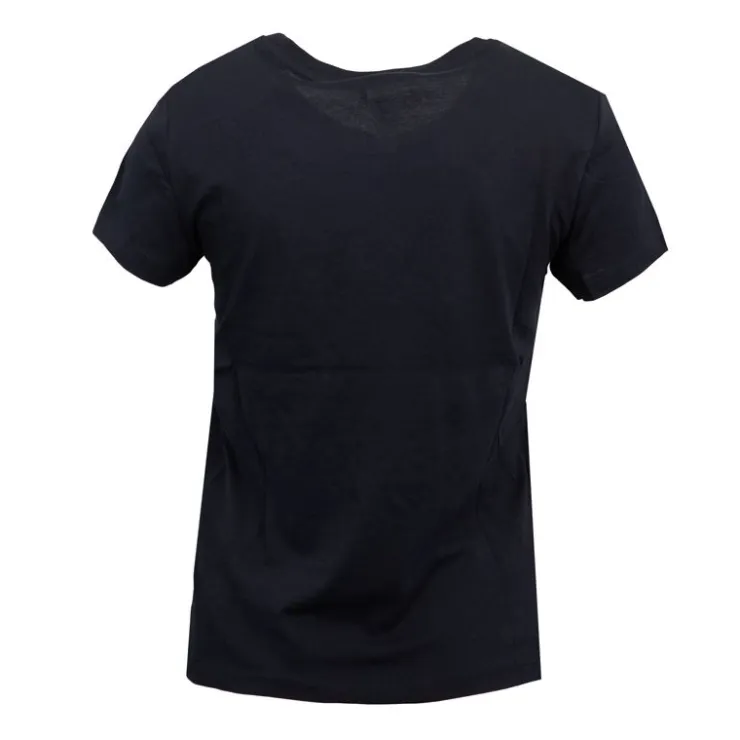 ONLY PLAY Tee shirt Picca coton bio Femme NOIR Hot