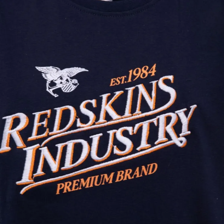 REDSKINS Tee shirt Premium Brand 8/16ans Enfant BLEU FONCE Online