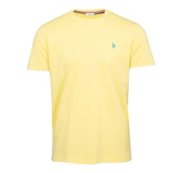 US POLO Tee shirt ras de cou décontracté mick Homme JAUNE Online