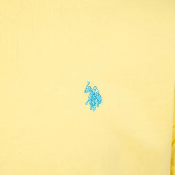 US POLO Tee shirt ras de cou décontracté mick Homme JAUNE Online