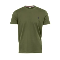 US POLO Tee shirt ras de cou décontracté mick Homme KAKI New