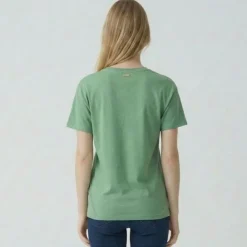 LES TROPEZIENNES PAR M.BELARBI Tee shirt ressac Femme VERT CLAIR