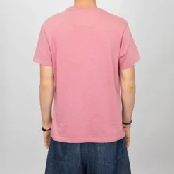 VON DUTCH Tee shirt estival coton chiné imprimé logo Homme ROSE Sale