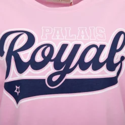 LA PETITE ETOILE Tee shirt Royal en coton Femme ROSE Sale