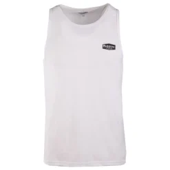 REDSKINS Tee shirt sans manches logo brodé Homme BLANC