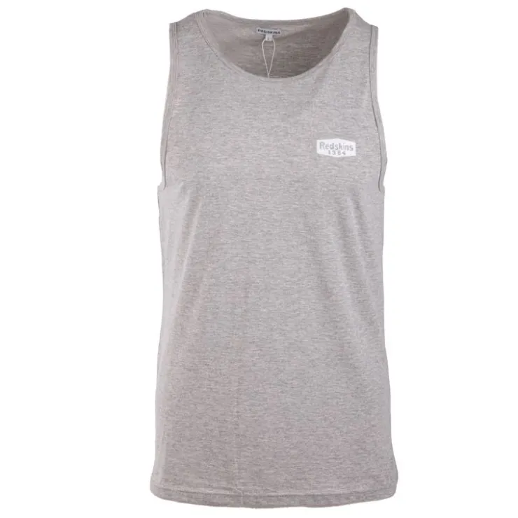 REDSKINS Tee shirt sans manches logo brodé Homme GRIS CLAIR Discount