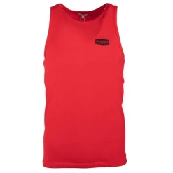 REDSKINS Tee shirt sans manches logo brodé Homme ROUGE Hot