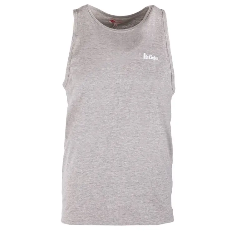 LEE COOPER Tee shirt sans manches uni Homme GRIS Discount
