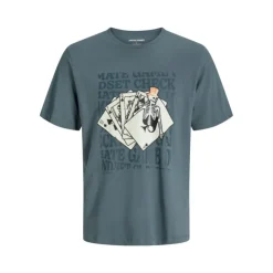 JACK & JONES Tee shirt sully antracithe coton Homme GRIS Hot