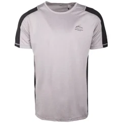 BEST MOUNTAIN Tee shirt technique insertions contrastantes Homme GRIS CLAIR Online