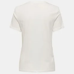 ONLY Tee shirt Tenna col rond coton imprimé coeur regular Femme ROUGE Clearance