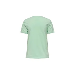 ONLY Tee shirt Texi coton couleur vert d'eau Femme VERT CLAIR Sale