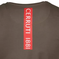 CERRUTI Tee shirt uni col rond Homme KAKI Best