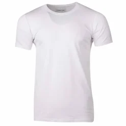CERRUTI Tee shirt uni col rond Homme BLANC Outlet